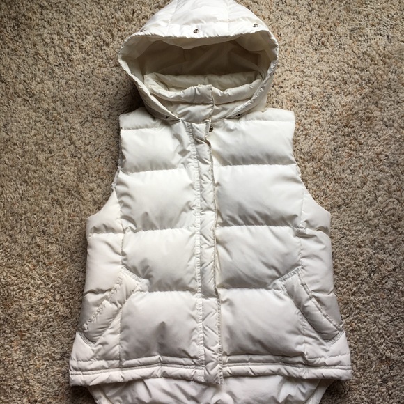 J. Crew Faux Fur Hood Trimmed Down Vest - Picture 5 of 8